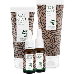 Gezichtsverzorging - Kit voor Onzuivere Huid - 4 Producten - Inclusief Face Wash en Serum