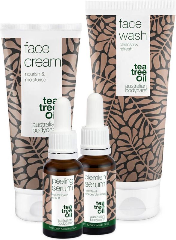 Gezichtsverzorging - Kit voor Onzuivere Huid - 4 Producten - Inclusief Face Wash en Serum