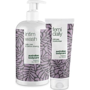 Australian Bodycare - Intieme Hygiëneset - Waslotion 500 ml - Vaginale Gel 100 ml - Veganistisch