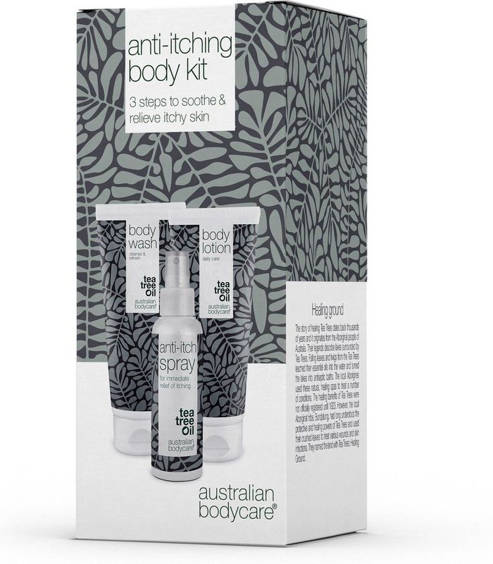 Australian Bodycare - 3-pack - Verzachtende Producten - Huidverzorging - 200 ml Zeep, 200 ml Crème, 100 ml Spray