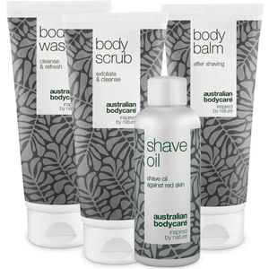 Australian Bodycare - 4 Delige Scheerset - Tegen Rode Scheerbultjes - 4-pack