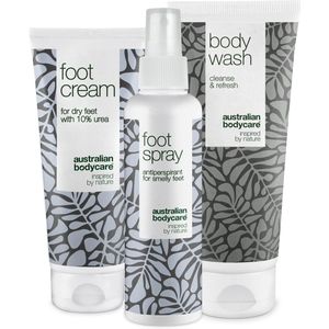Australian Bodycare - Pakket tegen Stinkvoeten - 3 Voetverzorgingsproducten - Tea Tree Olie