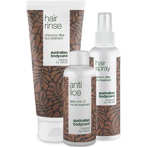 Australian Bodycare - Hoofdluis Behandelingsset - 3 Producten - Tea Tree Olie