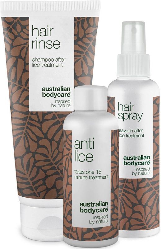 Australian Bodycare - Hoofdluis Behandelingsset - 3 Producten - Tea Tree Olie
