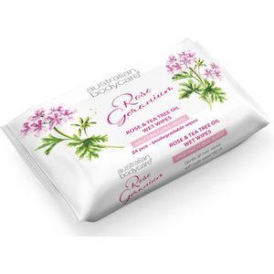 Australian Bodycare Rose & Tea Tree Oil Wet Wipes  24 stk.