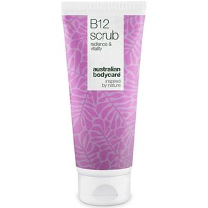 B12 - Bodyscrub - Exfolieer en Hydrateer - Abrikozenpitpoeder - 200ml