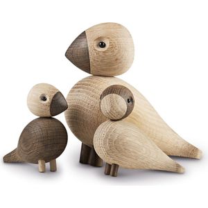 Kay Bojesen Alfred Zangvogelbeeldjes, 15,5 cm, kerstdecoratie, hout