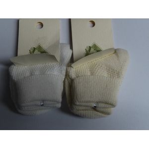 Sokken - 2 Pack - Unie - 1x wit en 1x ecru - 17 / 18
