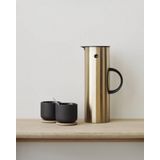 Stelton - EM77 Isolierkanne 1 L (Gebürstetes Messing)