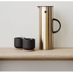 Stelton EM 77 thermoskan 1l brushed brass