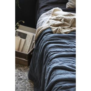 Plaid Duno donkerblauw 240 x 240