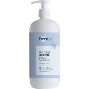 Derma Eco Family Handzeep - 500 ml - Parfumvrij - Hypoallergeen - Voor Gevoelige Huid - Vega