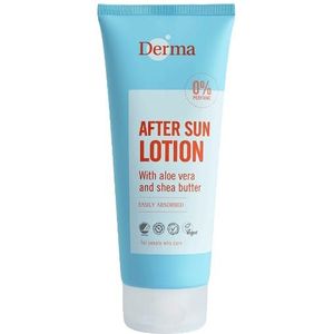 Derma Sun - After Sun Lotion met Aloë Vera - 200 ML - Aloë Vera Lotion - Moisturizing - AllergyCertified