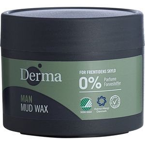 Derma Eco Man - Mud Wax - Geurvrij - 75 ML - Hypoallergeen