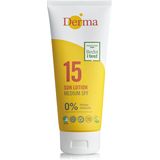 Derma Eco Sun SPF15 Zonnelotion - Waterbestendige Bescherming - Hypoallergeen - Biologisch Gecertificeerd