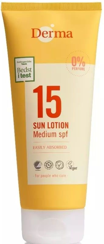 Derma - Sun Lotion SPF 15 200 ml - Sonnencreme
