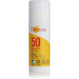 Derma Sun - Hoge Bescherming Zonnebrand Stick - 50SPF - 18 ML - Zonverzorging - Vegan - Natuurlijke Ingrediënten