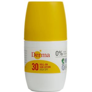 Derma Eco Sun Zonnebrand Roller - SPF30 - Allergievrij - Koraalvriendelijk - Vegan