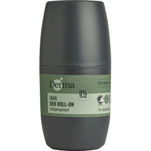 Derma Man - Deo Roller - 50 ML - Hypoallergeen - Langdurige bescherming - Anti-transparant deodorant