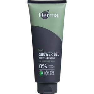 Derma - Man Douche Gel - 350 ml - Natuurlijke Ingrediënten