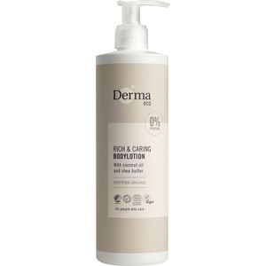 Derma Eco Bodylotion - 400 ML - Parfumvrij - Hypoallergeen - Vochtinbrengend - AllergyCertified
