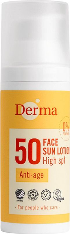 Derma - Gezichtszonnebrandcrème - Anti-Age SPF 50 - 50 ml