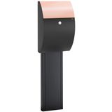 Allux - Statief 1001 - Brievenbus Statief - Zwart - Gegalvaniseerd Staal