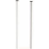 Allux - 1005 - Brievenbusstatief - Wit - Inclusief Bevestigingsmateriaal