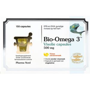 Pharma Nord Bio-Omega 3 Visolie 500mg Capsules