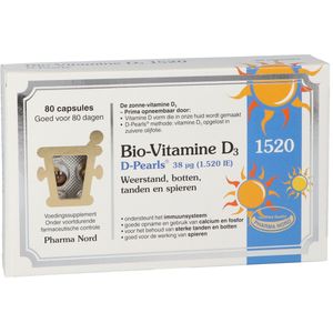 Pharma Nord Bio vitamine D3 38 mcg (80ca)