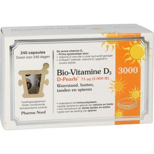 Pharma Nord Bio vitamine D3 75 mcg (240ca)
