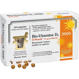 Pharma Nord Bio vitamine D3 75 mcg 240 Capsules