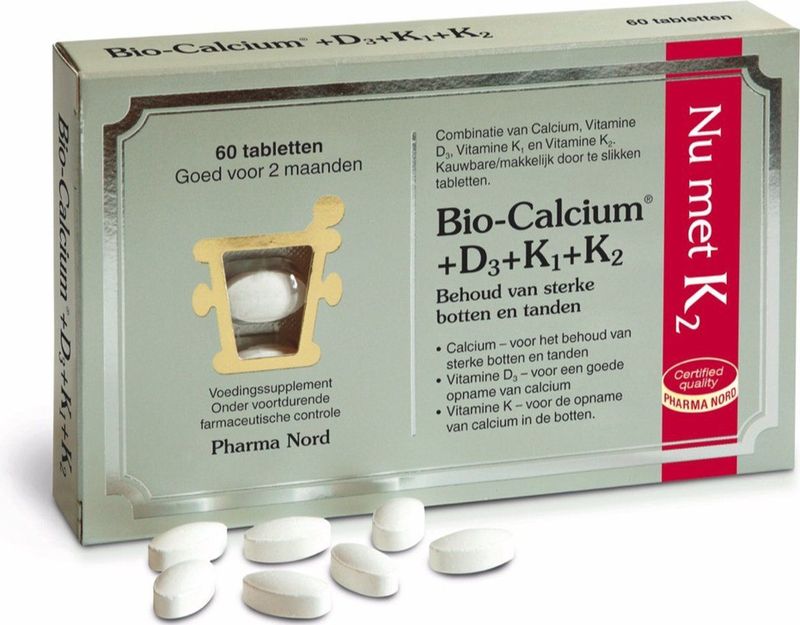 Pharma Nord Bio calcium & D3 & K1 & K2 60 tabletten