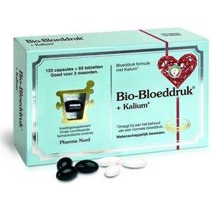 Pharma Nord Bio bloeddruk & kalium 120 caps + 60 tabletten 180 stuks