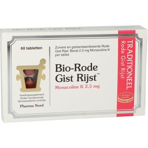 Pharma Nord Bio-Rode Gist Rijst Monacolina K 2,5mg 60 tabletten