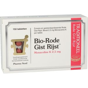 Pharma Nord Bio-Rode Gist Rijst 150 tabletten