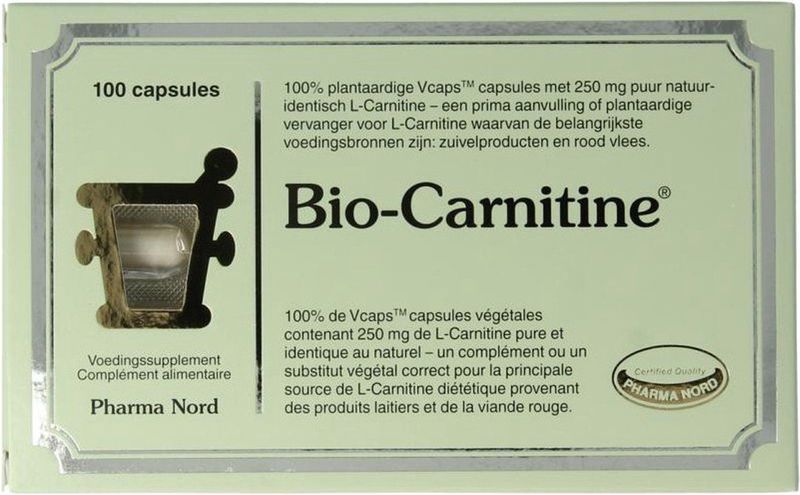 Pharma Nord bio carnitine 100 capsules