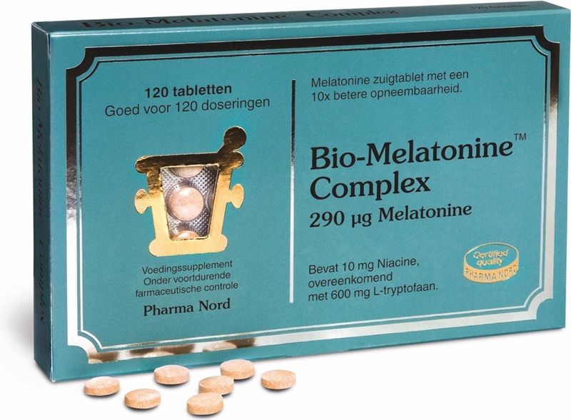 Pharma Nord - Bio-Melatonine Complex - Tabletten - 0,1mg - 120 Tabletten