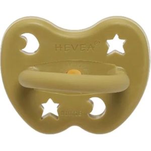 HEVEA - Fopspeen - Orthodontisch - Olive - 3-36 mnd - 100% natuurrubber