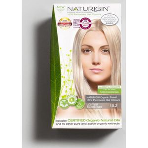 NATURIGIN - Permanente Haarverf - Licht Asblond - Vrij van Ammoniak en Parabenen - Veganistisch