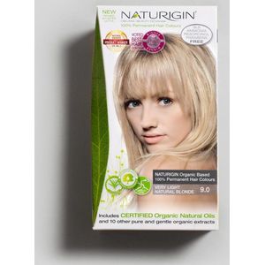 NATURIGIN Natural Permanent Home Hair Dye-Ammonia-free - Very Light Natural Blonde 9.0