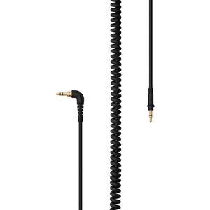 AIAIAI C02 - Coiled W/adapter - zwart - 4 mm - 1,5 m