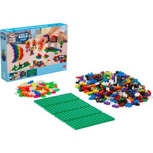 Plus-Plus Learn to Build 600 delige bouwset - 5008 - Bouwspeelgoed - Constructiespeelgoed - Set met bouwstenen - Vanaf 5 jaar