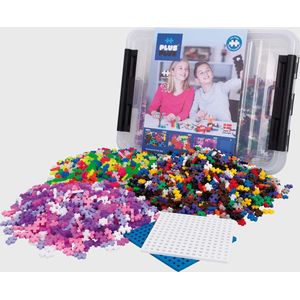 Plus-Plus - Opbergbox - Bouwspeelgoed - 2400 Delig - Kleurige Bouwstenen