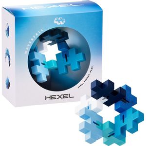 Plus-Plus Hexel Flex Bausteine, blau