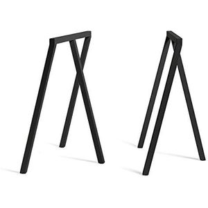 HAY Tafelboog, staal, zwart, hoogte: 72 cm, diepte: 37 cm, lengte: 64,5 cm