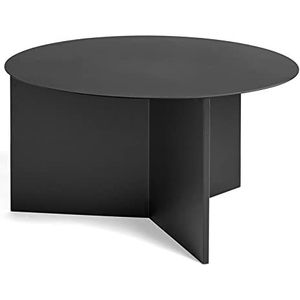 Hay Slit Table XL Ronde bijzettafel, staal, zwart, 35,5 cm
