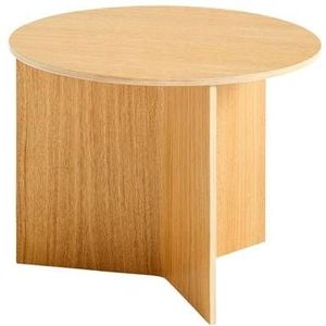 HAY Slit Table Wood Round Bijzettafel - � 45 cm - Oak
