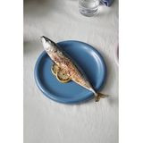 Hay Barro Plate Ø24 set of 2, dark blue