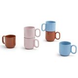 HAY - Barro - Mok - Pink - Ø8 x H7,5 - Set van 2